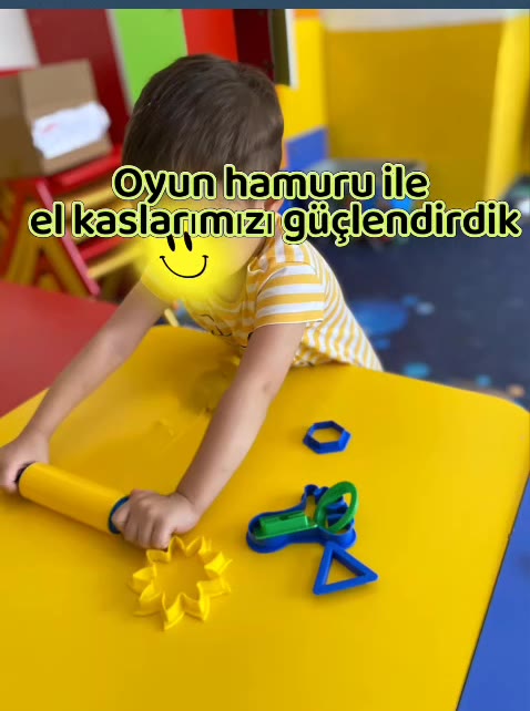 💪 Oyun hamuruyla el kaslarımızı güçlendirdik
