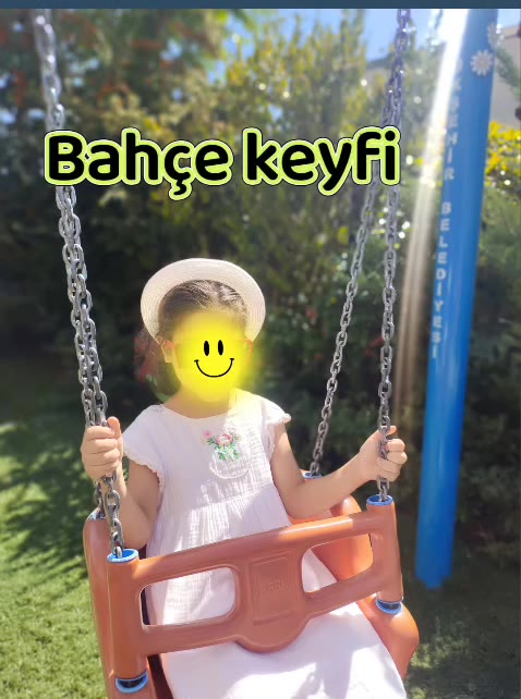 🌳 Bahçe keyfi: salıncak
