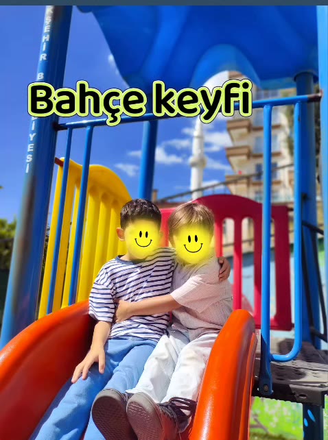 🛝 Bahçe keyfi: kaydırak
